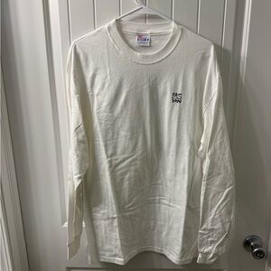 HANES VINTAGE NYC STOCK MARKET Off-White Long Sleeve Shirt